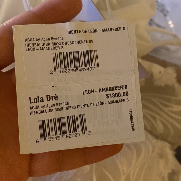 AGUA BY AGUA BENDITA Hierbaluisa Diente De Leon Amancer Maxi Dress NWT - Picture 11 of 15